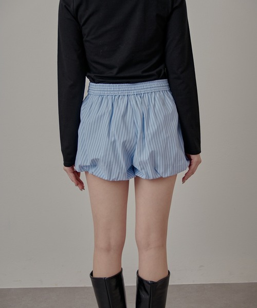 mline（エムライン）の「[mline]シャツ バルーンパンツ（その他パンツ・レディース・グレー/ブルー/アイボリー・1/2）」の5枚目の写真