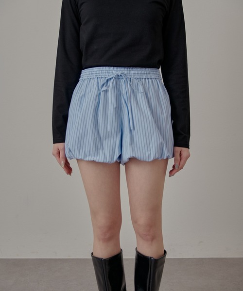 mline（エムライン）の「[mline]シャツ バルーンパンツ（その他パンツ・レディース・グレー/ブルー/アイボリー・1/2）」の6枚目の写真