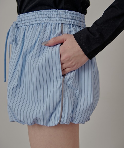 mline（エムライン）の「[mline]シャツ バルーンパンツ（その他パンツ・レディース・グレー/ブルー/アイボリー・1/2）」の8枚目の写真