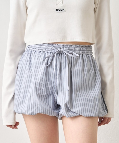 mline（エムライン）の「[mline]シャツ バルーンパンツ（その他パンツ・レディース・グレー/ブルー/アイボリー・1/2）」の12枚目の写真