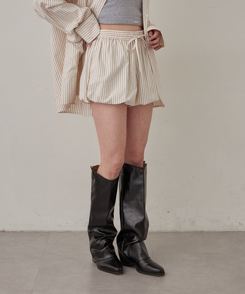 mline（エムライン）の「[mline]シャツ バルーンパンツ（その他パンツ・レディース・グレー/ブルー/アイボリー・1/2）」の19枚目の写真