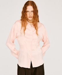 PRANK PROJECT | 【2026Summer Pre-Order】サテンシンチドウエストシャツ / Satin Cinched Waist Shirt(シャツ/ブラウス)