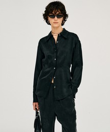 PRANK PROJECT | 【2026Summer Pre-Order】サテンシンチドウエストシャツ / Satin Cinched Waist Shirt(シャツ/ブラウス)
