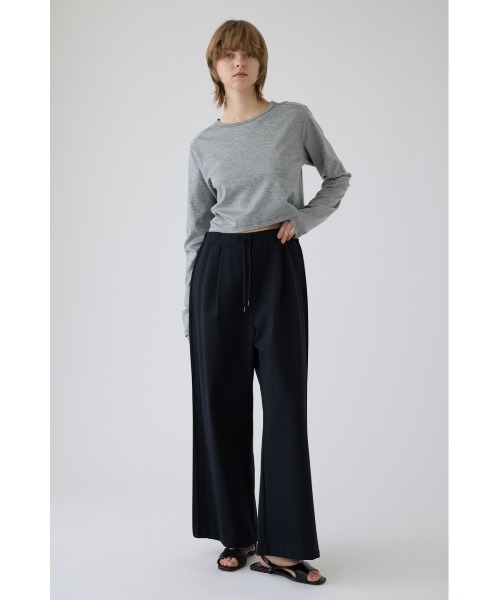 RIM.ARK(リムアーク)の「Side tuck sporty PT サイドタックスポーティーパンツ(スラックス・レディース・ライトベージュ/ブラック/ライトカーキ・36/38/40)」の10枚目の写真