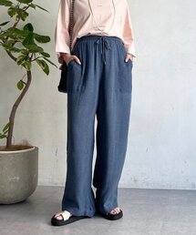 un dix cors | シアーデニムワイドパンツ(その他パンツ)