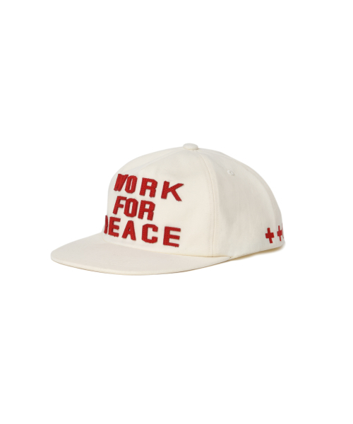 AMOU(アモウ)の「WORK FOR PEACE 5PANNEL CAP IVORY(キャップ・レディース・その他・FREE)」の6枚目の写真