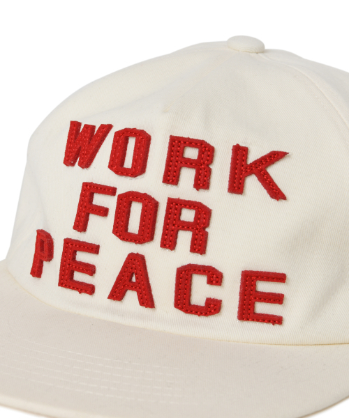 AMOU(アモウ)の「WORK FOR PEACE 5PANNEL CAP IVORY(キャップ・レディース・その他・FREE)」の10枚目の写真