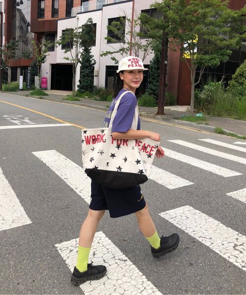 AMOU(アモウ)の「WORK FOR PEACE 5PANNEL CAP IVORY(キャップ・レディース・その他・FREE)」の13枚目の写真