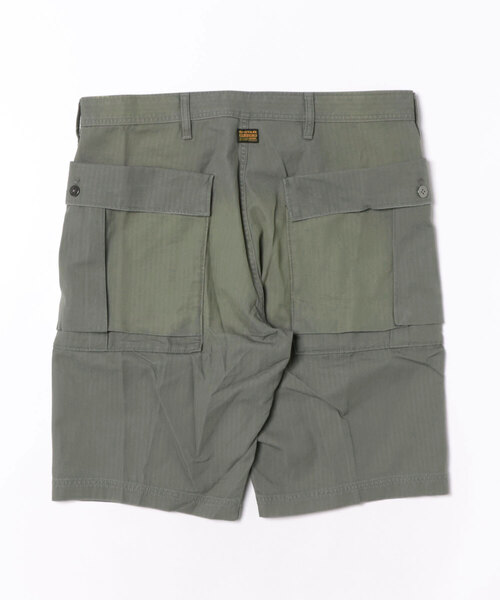 G-STAR(ジースター)の「High Pocket Shorts/ヴィンテージライクミリタリーディテールハイポケットショートパンツ(その他パンツ・メンズ・グリーン系その他・28inch/36inch/34inch/30inch/32inch)」の2枚目の写真