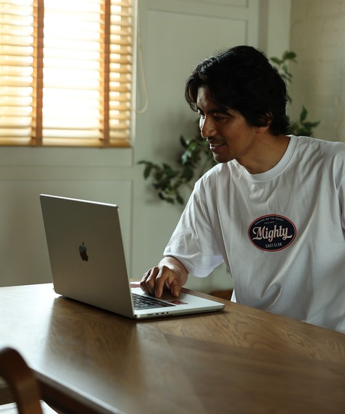 ムラサキスポーツ(ムラサキスポーツ)の「【ムラサキスポーツ限定】Mighty Surf Club/マイティーサーフクラブ 半袖 Tシャツ MT26ST01(Tシャツ/カットソー・メンズ・ブラック/ホワイト・M/L/XL)」の9枚目の写真