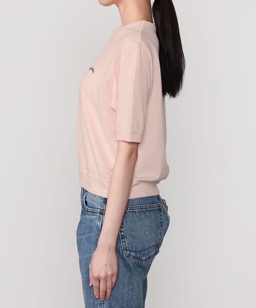 ORCIVAL(オーシバル)の「ORCIVAL | シースルー クルーネックショートスリーブプルオーバー WOMEN(Tシャツ/カットソー・レディース・ブラック/イエロー系その他/ピンク系その他・1)」の8枚目の写真