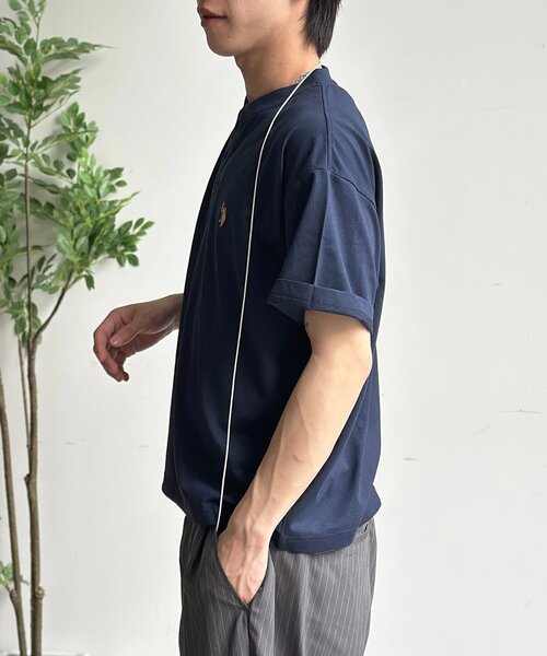 U.S. POLO ASSN.(ユーエスポロアッスン)の「ヘンリーT(Tシャツ/カットソー・メンズ・ネイビー/レッド/ホワイト/ブラック・SMALL/MEDIUM/LARGE)」の12枚目の写真