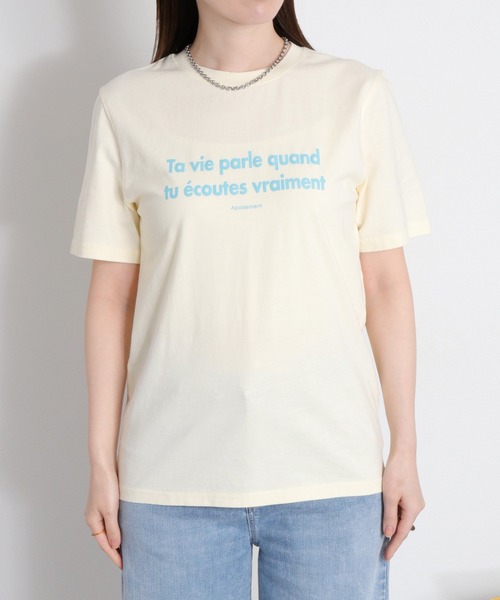 cepo（セポ）の「ロゴプリントショートスリーブTee（Tシャツ/カットソー・レディース・ホワイト系/イエロー系/ブラック系/ピンク系・M）」の9枚目の写真