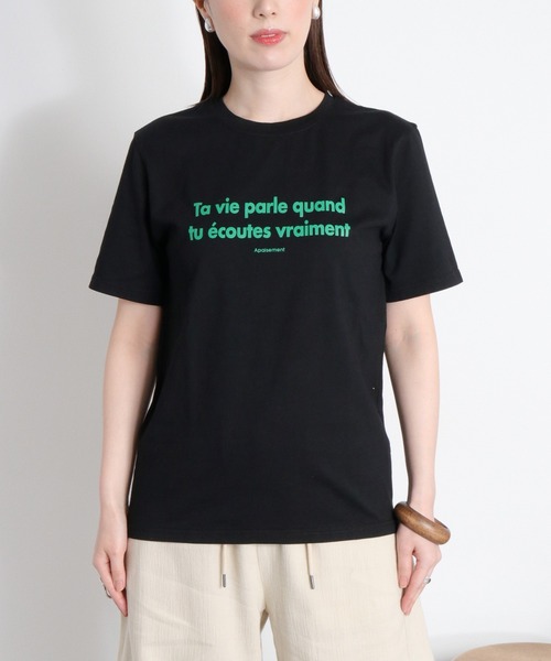cepo（セポ）の「ロゴプリントショートスリーブTee（Tシャツ/カットソー・レディース・ホワイト系/イエロー系/ブラック系/ピンク系・M）」の16枚目の写真