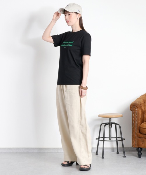 cepo（セポ）の「ロゴプリントショートスリーブTee（Tシャツ/カットソー・レディース・ホワイト系/イエロー系/ブラック系/ピンク系・M）」の14枚目の写真
