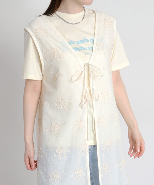 cepo（セポ）の「ロゴプリントショートスリーブTee（Tシャツ/カットソー・レディース・ホワイト系/イエロー系/ブラック系/ピンク系・M）」の11枚目の写真