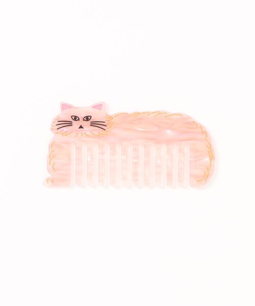 スエードリボンのグラデーション猫ちゃん❤キンモクセイのラテアートヘアゴム❤ F&D : キャットアクリルコーム（ヘアブラシ）｜Fun & Daily（ファン