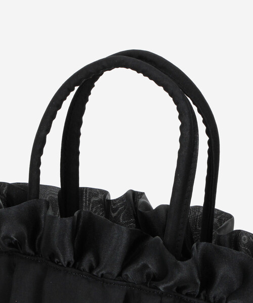 Bshop（ビショップ）の「eunoia | オーガンジー ミニトートバッグ WOMEN（トートバッグ・レディース・ブラック・ONE）」の7枚目の写真