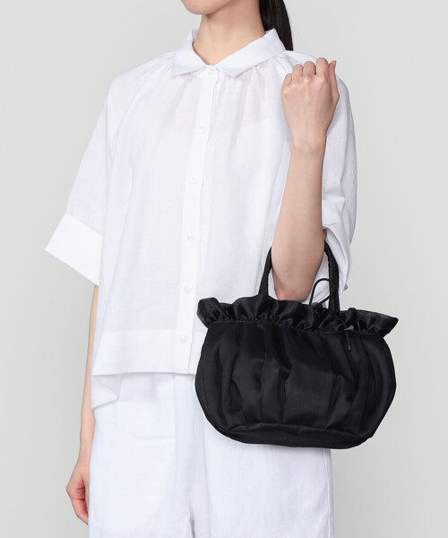 Bshop（ビショップ）の「eunoia | オーガンジー ミニトートバッグ WOMEN（トートバッグ・レディース・ブラック・ONE）」の10枚目の写真