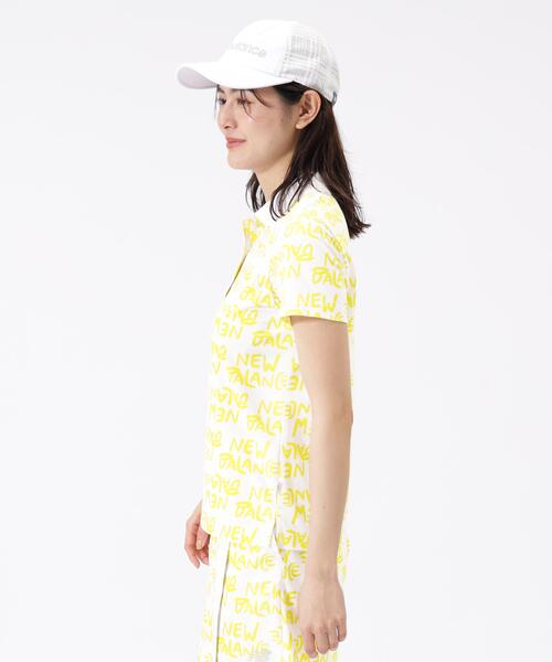 New Balance Golf（ニューバランスゴルフ）の「【new balance golf】総柄 半袖 ポロシャツ (WOMENS)（ポロシャツ・レディース・ホワイト/ブラック・MEDIUM/LARGE/SMALL）」の18枚目の写真