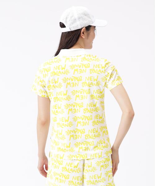 New Balance Golf（ニューバランスゴルフ）の「【new balance golf】総柄 半袖 ポロシャツ (WOMENS)（ポロシャツ・レディース・ホワイト/ブラック・MEDIUM/LARGE/SMALL）」の19枚目の写真