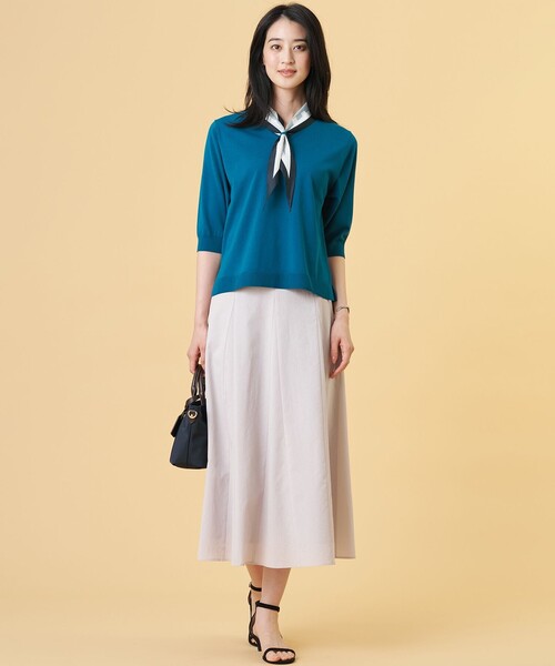 J.PRESS(ジェイプレス)の「【WEB限定カラーあり】アキハ BREEZE COOL フレア スカート(スカート・レディース・ライトグレー系/グレー系/ブラウン系・7/9/11)」の19枚目の写真