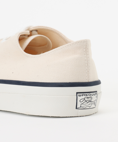 EDIFICE（エディフィス）の「WAKOUWA CANVAS OX LOW WHITE SOLE（スニーカー・メンズ・アイボリー・25.5cm/26cm/26.5cm/27cm/27.5cm）」の6枚目の写真