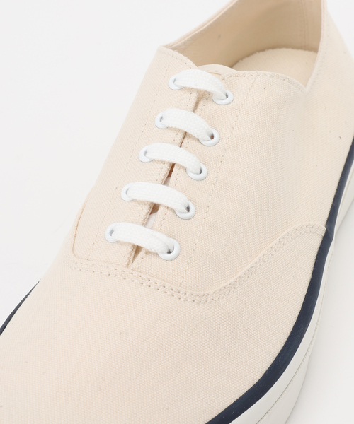 EDIFICE（エディフィス）の「WAKOUWA CANVAS OX LOW WHITE SOLE（スニーカー・メンズ・アイボリー・25.5cm/26cm/26.5cm/27cm/27.5cm）」の9枚目の写真