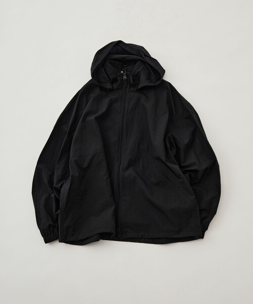 ATON（エイトン）の「【ATON/エイトン】SUPER LIGHT NYLON SPORT JACKET（ナイロンジャケット・メンズ・ネイビー/ブラウン・4/6）」の16枚目の写真