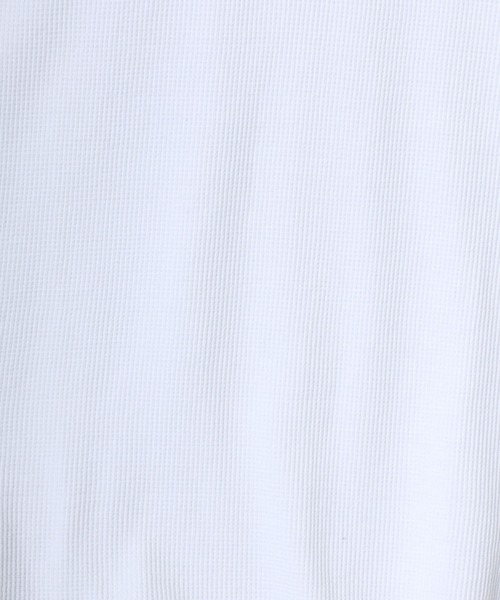 ANPAS（アンパス）の「Waffle-Knit Tank Top / 裾ラウンド ワッフルタンクトップ 無地 メンズ トップス インナー セミロング丈（タンクトップ・メンズ・グレー/ブラック/ホワイト・M/L）」の10枚目の写真