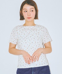 COLORME（カラーミー）の「小花柄半袖カットソー（Tシャツ/カットソー）」