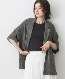 【洗える】エアリーテーラードジャケット