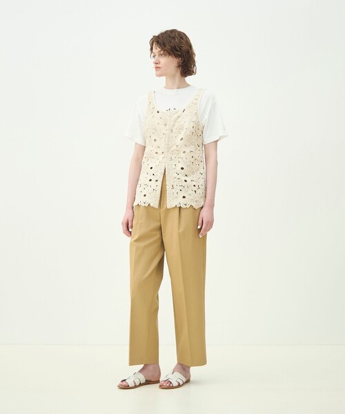 MACPHEE(マカフィー)の「コットンロゴプリント Tシャツ(Tシャツ/カットソー・レディース・ブラック/ホワイト・S)」の3枚目の写真