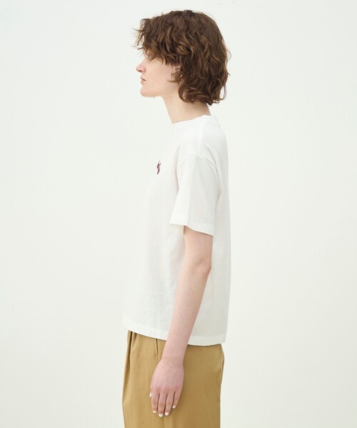 MACPHEE(マカフィー)の「コットンロゴプリント Tシャツ(Tシャツ/カットソー・レディース・ブラック/ホワイト・S)」の5枚目の写真