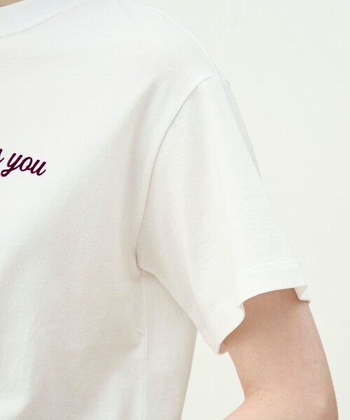 MACPHEE(マカフィー)の「コットンロゴプリント Tシャツ(Tシャツ/カットソー・レディース・ブラック/ホワイト・S)」の10枚目の写真