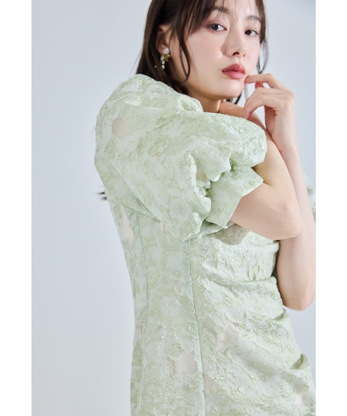 niana(ニアナ)の「シアージャガードオーガンザドレス 結婚式 二次会 成人式 同窓会 パーティードレス オケージョンドレス お呼ばれワンピース(ドレス・レディース・ブラウン/グリーン/ブラック/グレー・L/M/S)」の17枚目の写真