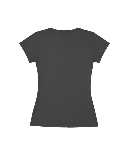 SEW-B（ソービー）の「3.4 セミクロップ半袖Tシャツ [チャコール]（Tシャツ/カットソー・レディース・その他・FREE）」の2枚目の写真