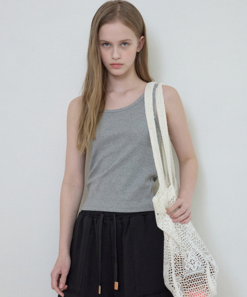WEDNESDAYOASISFORWOMEN(ウェンズデー オアシス フォー ウーマン)の「ブラッサムスリーブレストップ_GRAY(W25-TP17)(Tシャツ/カットソー・レディース・ライトグレー・OS)」の3枚目の写真