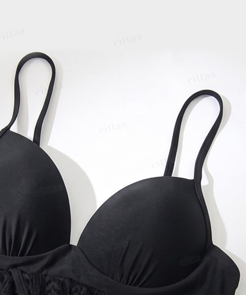 Dalfwin(ダールフィン)の「レディース水着 レースワンピース水着(水着・レディース・ブラック・LARGE/MEDIUM)」の10枚目の写真