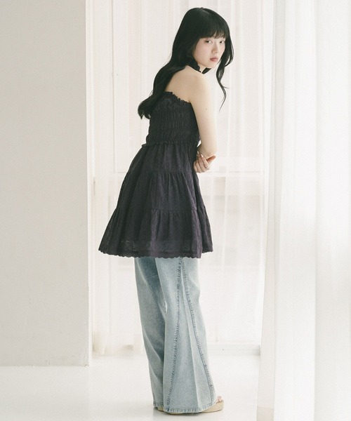 Heather（ヘザー）の「アソートハイウエストフレアデニムパンツ　773985（デニムパンツ・レディース・ワンウォッシュ/ブルー/ライトブルー・M/S）」の18枚目の写真