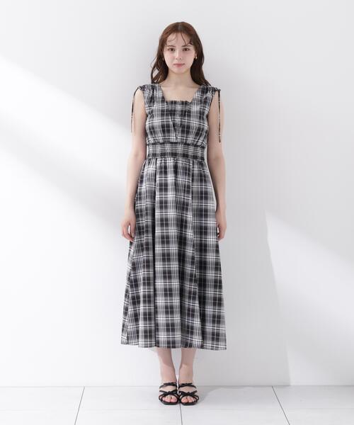 PROPORTION BODY DRESSING(プロポーションボディドレッシング)の「【中川紅葉さん着用】ショルダーリボンギャザーワンピース / 1216240601(ワンピース・レディース・レッド/ブラック系その他/ブラック・SMALL/P/S/MEDIUM)」の19枚目の写真