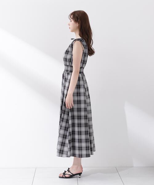 PROPORTION BODY DRESSING(プロポーションボディドレッシング)の「【中川紅葉さん着用】ショルダーリボンギャザーワンピース / 1216240601(ワンピース・レディース・レッド/ブラック系その他/ブラック・SMALL/P/S/MEDIUM)」の20枚目の写真