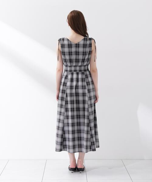 PROPORTION BODY DRESSING(プロポーションボディドレッシング)の「【中川紅葉さん着用】ショルダーリボンギャザーワンピース / 1216240601(ワンピース・レディース・レッド/ブラック系その他/ブラック・SMALL/P/S/MEDIUM)」の21枚目の写真