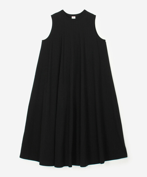 ORCIVAL(オーシバル)の「ORCIVAL | オープンエンド ノースリーブAラインワンピース WOMEN(ワンピース・レディース・サックスブルー/ブラック・2)」の2枚目の写真