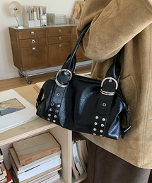 スタッズボストンバッグ