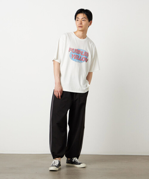 Purple&Yellow（パープルアンドイエロー）の「ポリエステルストレッチ ラインパンツ（その他パンツ・メンズ・パープル/ブラック・X-SMALL/SMALL/MEDIUM/LARGE）」の10枚目の写真