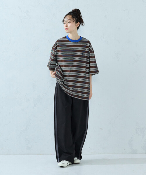 Purple&Yellow（パープルアンドイエロー）の「ポリエステルストレッチ ラインパンツ（その他パンツ・メンズ・パープル/ブラック・X-SMALL/SMALL/MEDIUM/LARGE）」の7枚目の写真