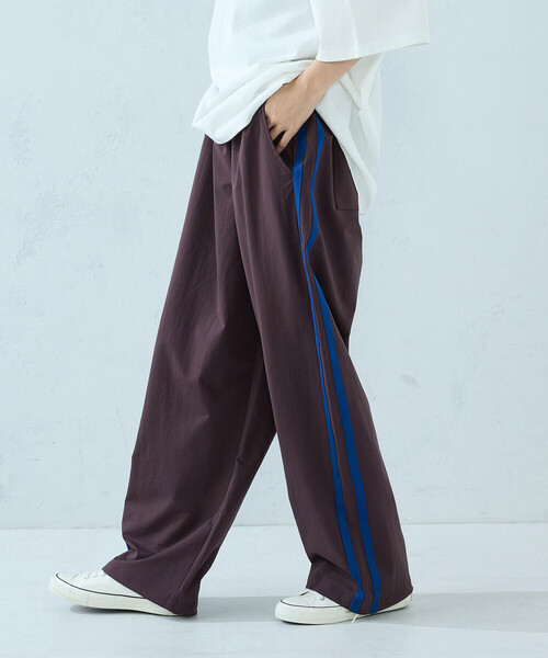 Purple&Yellow（パープルアンドイエロー）の「ポリエステルストレッチ ラインパンツ（その他パンツ・メンズ・パープル/ブラック・X-SMALL/SMALL/MEDIUM/LARGE）」の20枚目の写真
