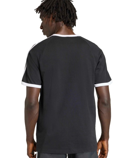 adidas（アディダス）の「adidas 3-STRIPES TEE / アディダス 3ストライプス Tシャツ（Tシャツ/カットソー・メンズ・ブラック・XL/M/L/S/XXL）」の9枚目の写真
