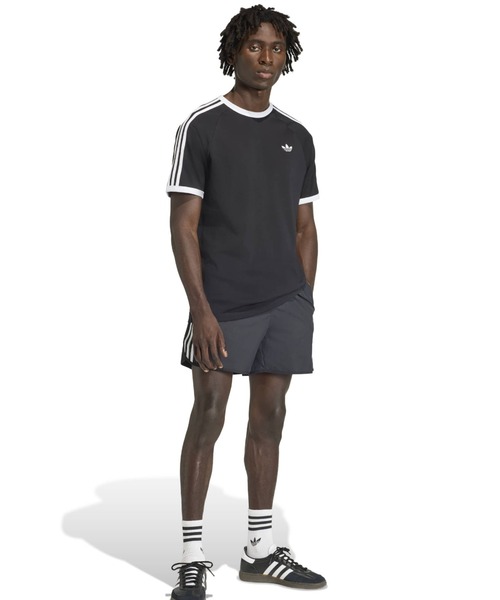 adidas（アディダス）の「adidas 3-STRIPES TEE / アディダス 3ストライプス Tシャツ（Tシャツ/カットソー・メンズ・ブラック・XL/M/L/S/XXL）」の10枚目の写真